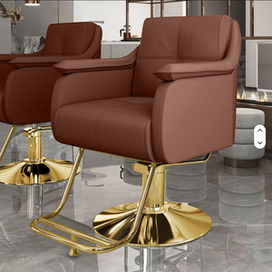 Sillas de Peluquería Portátiles de Cuero, Estilo 2026, con Reposacabezas y Reposabrazos, Diseño Moderno para Sala de Estar, Venta Directa de Fábrica - Product Image 4