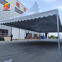 Tente Pagode 6x12m (20x40ft) pour Festival, Commerciale, Fête, Salon Professionnel Extérieur, Mariage – Étanche en PVC avec Murs en Alliage d'Aluminium