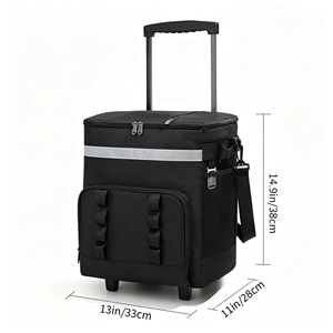 1. Conteneur isotherme mobile avec roues, qualité alimentaire, pour aliments chauds ou froids, roulettes verrouillables pour événements extérieurs - Product Image 6