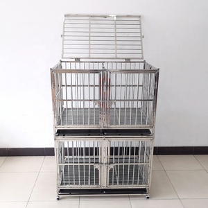Kandang Lipat Hewan Peliharaan LIZE <span class=keywords><strong>PET</strong></span> Berkualitas Tinggi dari Baja Anti Karat, Peralatan Kandang yang Tahan Lama dalam Kemasan Kotak untuk Penggunaan Veteriner - Product Image 6