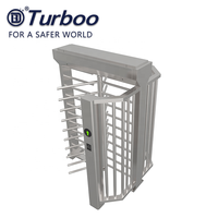 Tourniquet de contrôle d'accès automatique industriel mécanique à hauteur totale pour entrée de gare de prison haute sécurité
