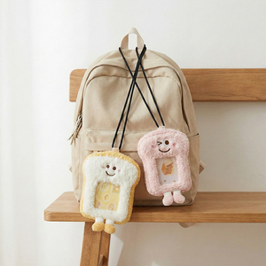 Nouveau sac Ita transparent en peluche, sac bandoulière et sac de <span class=keywords><strong>cou</strong></span>, <span class=keywords><strong>porte</strong></span>-cartes en peluche, <span class=keywords><strong>porte</strong></span>-clés pour carte d'identité, carte de repas, sac de rangement pour écouteurs - Product Image 2