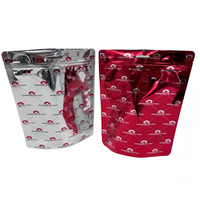 Sacs refermables personnalisés en plastique pour aliments, à fond plat, pour thé et collations, anti-odeur, anti-humidité, impression numérique, faible quantité minimale de commande