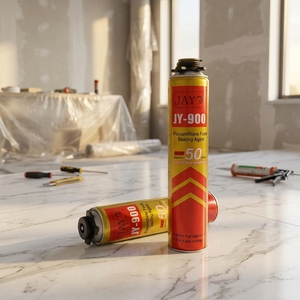 Mousse PU JY900 pour le remplissage des interstices des murs-rideaux, la réparation des trous et fissures intérieurs, la <span class=keywords><strong>fixation</strong></span> des plafonds et l'<span class=keywords><strong>isolation</strong></span> thermique - Product Image 1