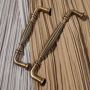 <span class=keywords><strong>Tiradores</strong></span> de Latón Antiguo para Gabinetes de Cocina, <span class=keywords><strong>Tiradores</strong></span> Vintage, Herrajes de Cocina en Bronce <span class=keywords><strong>Dorado</strong></span> <span class=keywords><strong>Envejecido</strong></span>, <span class=keywords><strong>Tiradores</strong></span> para Cajones - Product Image 2