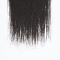 Extensions de cheveux synthétiques de qualité supérieure pour tissage, ondulation droite soyeuse, 30 pouces, fibre haute température, double trame machine