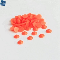 Vente directe usine – Strass en résine de qualité supérieure, pierres rondes thermocollantes à 8 facettes pour la confection de vêtements