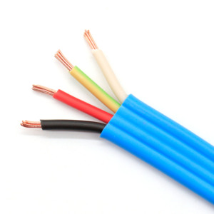 مضخة مياه غاطسة كابل طاقة 2 Core 4 14awg 12awg 10awg محرك مسطح مقاوم للماء - Product Image 4