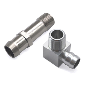 Conector Universal de 90 Grados para Bomba de Agua de 3/4" a Manguera de Calefacción de 5/8", Acero Niquelado + Aluminio para Chevy/<span class=keywords><strong>GM</strong></span> - Product Image 2