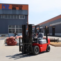 Chariot élévateur diesel compact QingCha 5 tonnes, chariots élévateurs haute performance : idéal pour les opérations d'entrepôt et de logistique