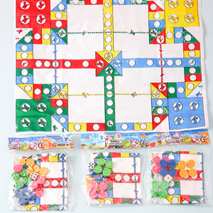 <b>Mini</b> Flying Chess Board Game Plastic Educational Toy For Children Ages 4 6 Years <b>Old</b> Interactive Play Kids Learning Game - Product Image 1