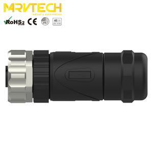 Conector Marvtech Hembra M12 de 4, 5 y 8 Polos para Ensamblaje en Campo, para Automatización Industrial, Cajas de Sensores/Actuadores - Product Image 2