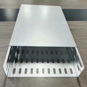 Wholesale Custom Width 100mm 200mm 300mm Ventilated Stainless Steel Galvanized Steel Perforated Cable Tray