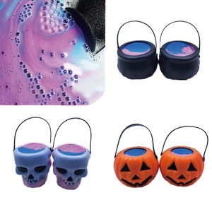Calavera de calabaza del Sur, Bola de sal de baño de plástico ecológica, <span class=keywords><strong>bruja</strong></span> mágica, edición limitada de <span class=keywords><strong>Halloween</strong></span> <span class=keywords><strong>para</strong></span> decoraciones de fiestas al aire libre - Product Image 1