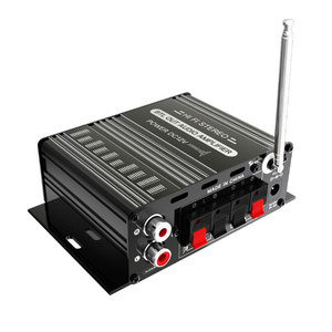 Mini <span class=keywords><strong>Amplificador</strong></span> de Potencia Bluetooth 5.0 AK370BT, Unidad Flash USB, Tarjeta SD, <span class=keywords><strong>Antena</strong></span> de Varilla FM, <span class=keywords><strong>Amplificador</strong></span> de Potencia para <span class=keywords><strong>Coche</strong></span> y Hogar de 12 V CC - Product Image 2