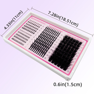 Kit <span class=keywords><strong>de</strong></span> <span class=keywords><strong>Pestañas</strong></span> <span class=keywords><strong>de</strong></span> Lujo en Racimos, <span class=keywords><strong>Pestañas</strong></span> Individuales Mixtas, <span class=keywords><strong>Pestañas</strong></span> Inferiores y <span class=keywords><strong>Pestañas</strong></span> en Espiga, Racimos Segmentados, Set <span class=keywords><strong>de</strong></span> Extensiones <span class=keywords><strong>de</strong></span> <span class=keywords><strong>Pestañas</strong></span> DIY - Product Image 6