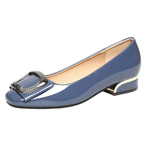 <span class=keywords><strong>Scarpe</strong></span> basse con tacco spesso da donna con tacco alto 2023 primavera/estate nuovo stile taglio superficiale - Product Image 4