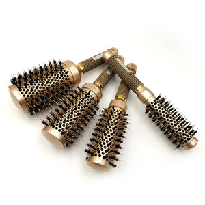 <span class=keywords><strong>Brosse</strong></span> ronde personnalisée en nylon et poils de sanglier <span class=keywords><strong>Brosse</strong></span> roulante résistante à la chaleur pour <span class=keywords><strong>cheveux</strong></span> <span class=keywords><strong>bouclés</strong></span> - Product Image 5