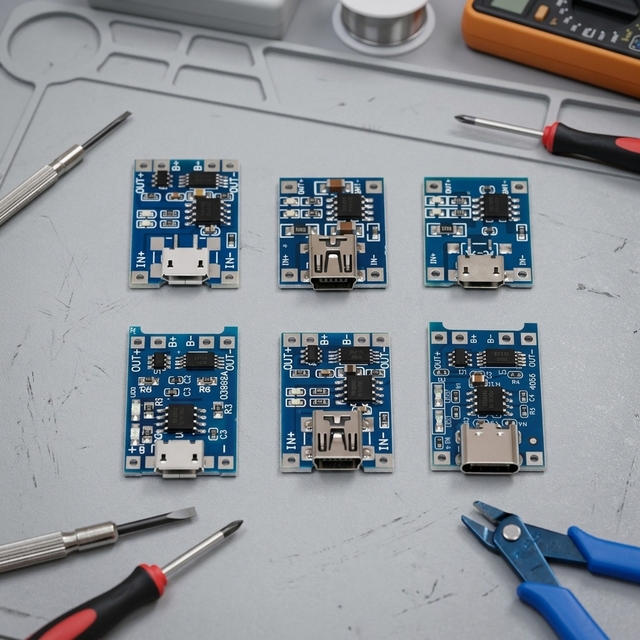Tp4056 Micro USB 5V 18650 Lithium Battery Charging Board Charger Module With Protection Dual Functions Tp4056 protection Board