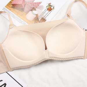 Ensemble soutien-gorge de sport et culotte sans couture, sans armatures, push-up, respirant, à couvrance totale pour femme - Product Image 6