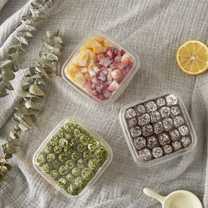 Disposable <b>Plastic</b> Cups Clear Portion Transparent Trapezoidal Food <b>Container</b> Jelly Yogurt Mousses Dessert Cups - Product Image 5