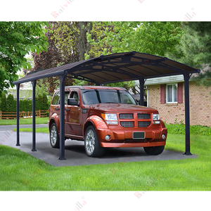Imperméable à l'eau protection Solaire Polycarbonate dôme carport Structure <span class=keywords><strong>en</strong></span> aluminium <span class=keywords><strong>pas</strong></span> <span class=keywords><strong>cher</strong></span> <span class=keywords><strong>abri</strong></span> <span class=keywords><strong>kit</strong></span> avec tuyau de Vidange - Product Image 2