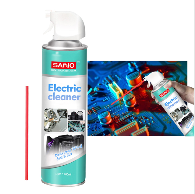 SANVO 400ml Precision Electronics Cleaner Industry Aerosol Cleaner Electrical Contact Spray Cleaner