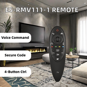 Télécommande ES-RMV111-1 à prix d'usine, nouvelle télécommande <span class=keywords><strong>Google</strong></span> pour <span class=keywords><strong>Chromecast</strong></span> 4K TV G9N9N Smart TV avec commande vocale BT et apprentissage IR - Product Image 2