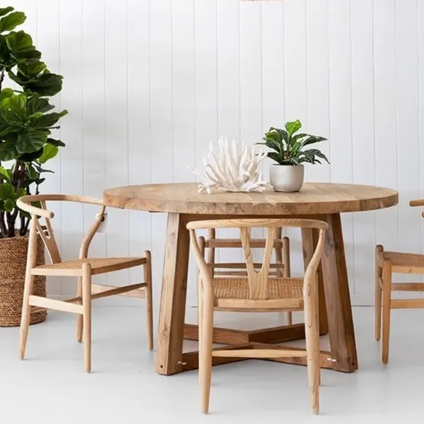 गर्म बिक्री आधुनिक विशबोन ठोस ऐश लकड़ी फर्नीचर रेस्तरां भोजन कैफे कुर्सी