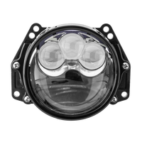 VAHID 73W 9500LM Lentille de projecteur Bi-LED universelle pour phare de voiture, triple projection directe, feux de croisement et de route, lampe de retrofit
