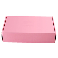 Papier ondulé avec logo personnalisé, logo personnalisé élégant pour aliments, vêtements et cosmétiques, boîtes d'emballage cadeaux, 10 pièces