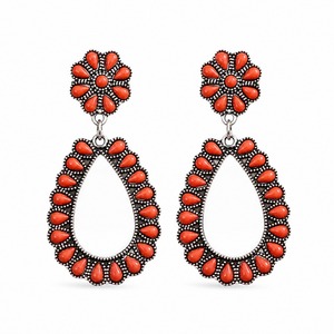 Orecchini pendenti retrò esagerati in stile bohémien per donna, adatti per occasioni di festa e per tutti i giorni - Product Image 3