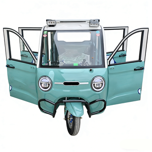 Tricycle <span class=keywords><strong>Électrique</strong></span> <span class=keywords><strong>de</strong></span> Loisirs à Cabine Fermée et Pneus Larges, Modèle Mini 3 Roues, avec Siège Passager pour 2 Personnes, Taxi Touristique 2026 - Product Image 3