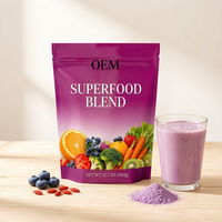 OEM Superfood Blend Instant Poeder 360g Gemengde Fruit & Groente Dagelijkse Voeding Volwassenen Voedingssupplement Natuurlijk