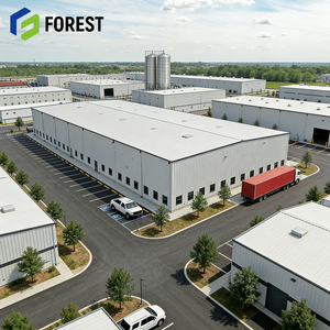 Atelier en acier résistant aux tremblements de terre du Québec avec poutres en I, bâtiment préfabriqué économique en Malaisie avec poutres en H et ventilation - Product Image 1