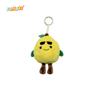 Famipet Fabricant, vente en gros personnalisée, nouveau porte-clés en peluche douce au design de fruits kawaii, jouet en peluche - Product Image 4