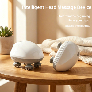 Masseur de cuir chevelu imperméable avec intensités réglables pour une relaxation profonde, un nettoyage du cuir chevelu et une stimulation des follicules pileux - Product Image 1
