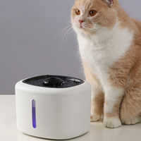 Fontaine à eau automatique intelligente pour chat et chien, détecteur de mouvement, ultra silencieuse, distributeur d'eau filtrée, grande capacité, sans BPA