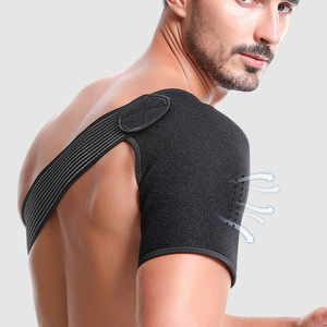 Supporto per Spalla Regolabile OEM Traspirante in Maglia Fascia di Compressione per Alleviare il Dolore alla Spalla - Product Image 2