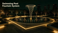 Solución Profesional Completa para Fuentes de Agua para Piscinas, Suministro Directo de Fábrica, Diseño y Construcción en Sitio, Proyecto B2B