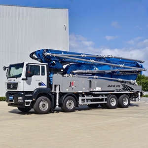 Usine chinoise JIUHE Prix bas Pompe à béton personnalisée neuve 25m 38m 43m 56m Petite pompe à béton sur camion à vendre - Product Image 2