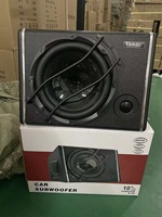 TANBX Subwoofer de 10 pouces avec haut-parleur de graves et tweeter, caisson de basses actif pour voiture TB-1310S