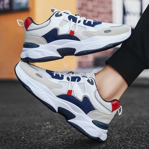 Zapatos Deportivos Planos para Hombre, para Gimnasio, Correr, Caminar, con Parte Superior de Malla Transpirable, con Cordones, Plataforma Antideslizante de Goma, Ligeros, para Verano - Product Image 5