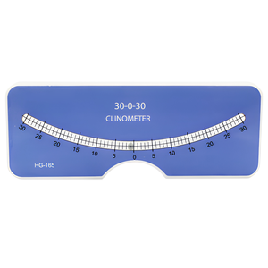 Clinomètre 30-0-30 degrés, jauge de niveau en plastique pour la mesure de la colonne vertébrale - Product Image 3
