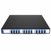 Multiplexor/Demultiplexor WDM Bidireccional de Fibra Única 1310/1550nm, 1U, Montaje en Rack de 19 Pulgadas, Pasivo, Ahorra Costo de Fibra