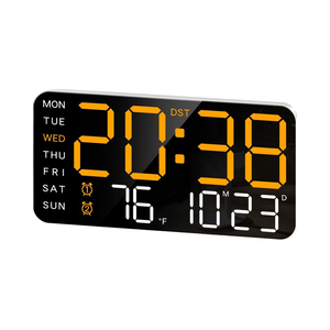 <span class=keywords><strong>Mashi</strong></span> 8.4นาฬิกาติดผนังดิจิตอลขนาดใหญ่, นาฬิกาปลุก LED ที่มีตัวเลขขนาดใหญ่, วันที่, อุณหภูมิ, DST - Product Image 1