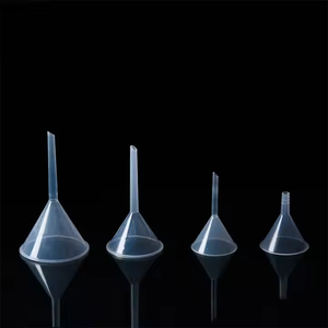 Venda quente Laboratório Funil PP Plástico Mini Perfume Transparente Dispensação Triângulo Cone Funil - Product Image 6