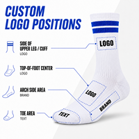 Chaussettes de sport pour hommes avec logo personnalisé d'usine, chaussettes de sport unisexes, chaussettes de sport en coton, chaussettes de sport confortables et respirantes, chaussettes de sport en tricot