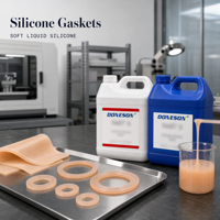 Silicone liquide platine de qualité alimentaire, sans danger pour la peau, pour prothèses médicales, maquillage SFX et modèles anatomiques réalistes