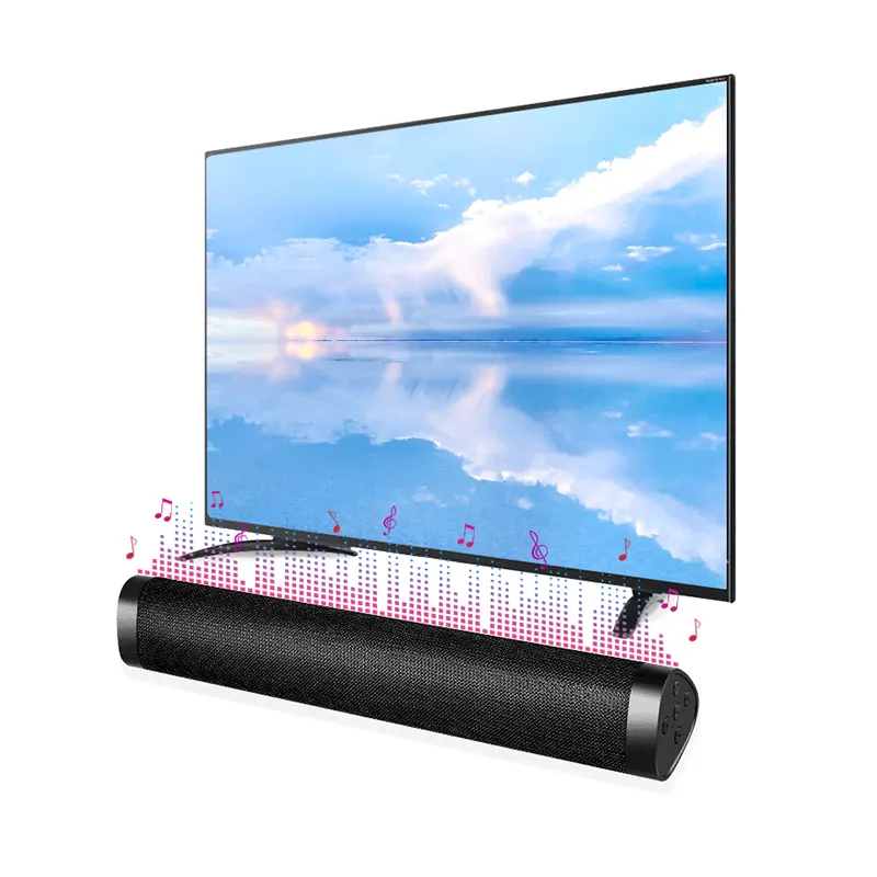 Kotak Bass Bt5.0 Sistem Home Theater, Speaker Sound Bar Nirkabel untuk Ponsel Subwoofer Soundbar